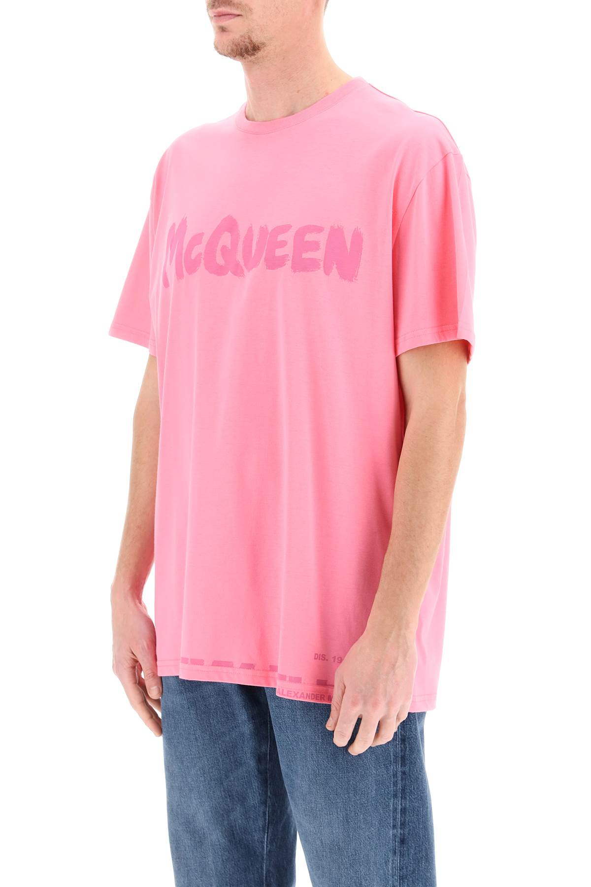 Alexander mcqueen mcqueen graffiti oversized t-shirt