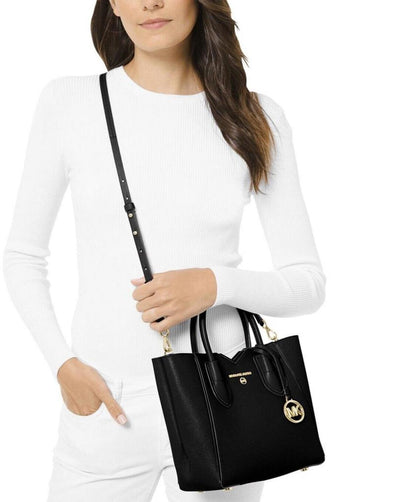 Michael Kors Mae Leather Satchel Bag