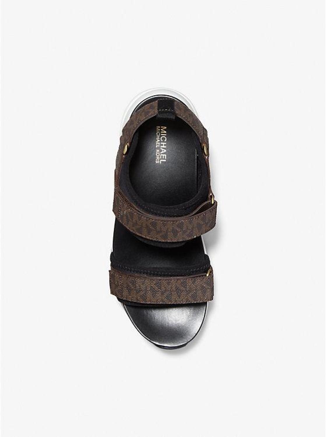 Maverick Logo Print Sandal