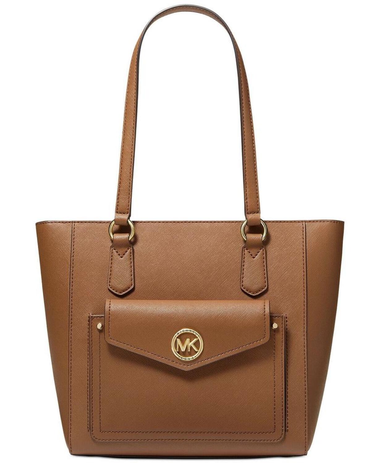 Michael Kors Joe Jet Set Top Zip Leather Tote ag