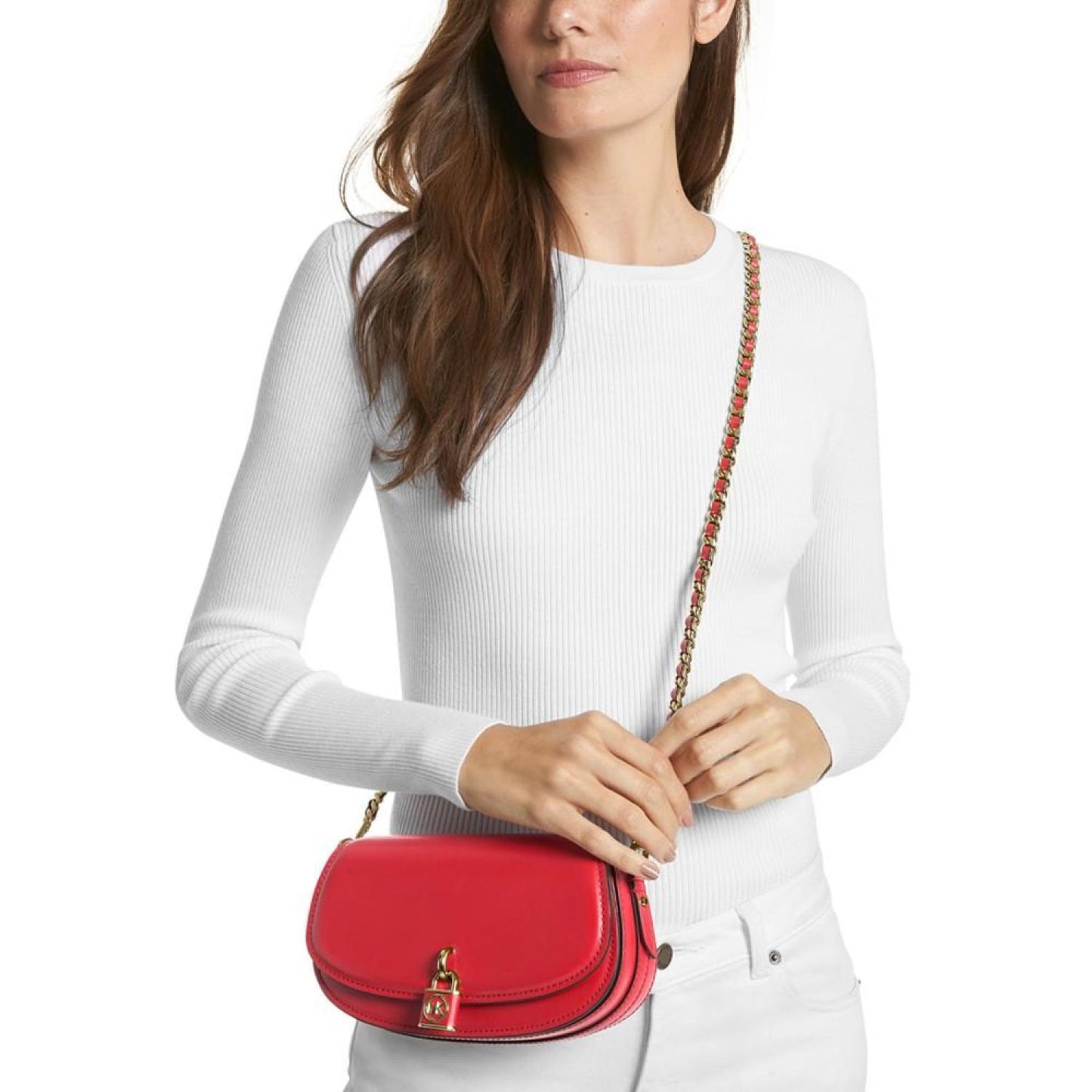 Mila Small East West Chain Crossbody