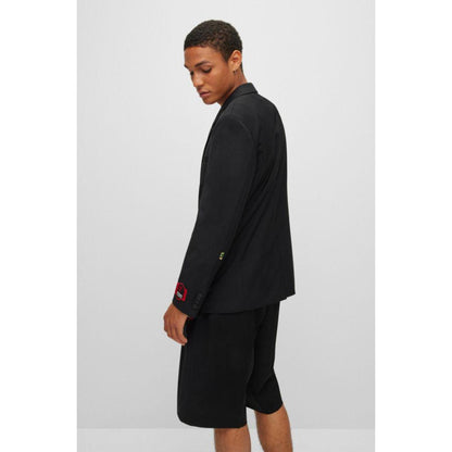 Relaxed-fit jacket in a stretch-wool blend