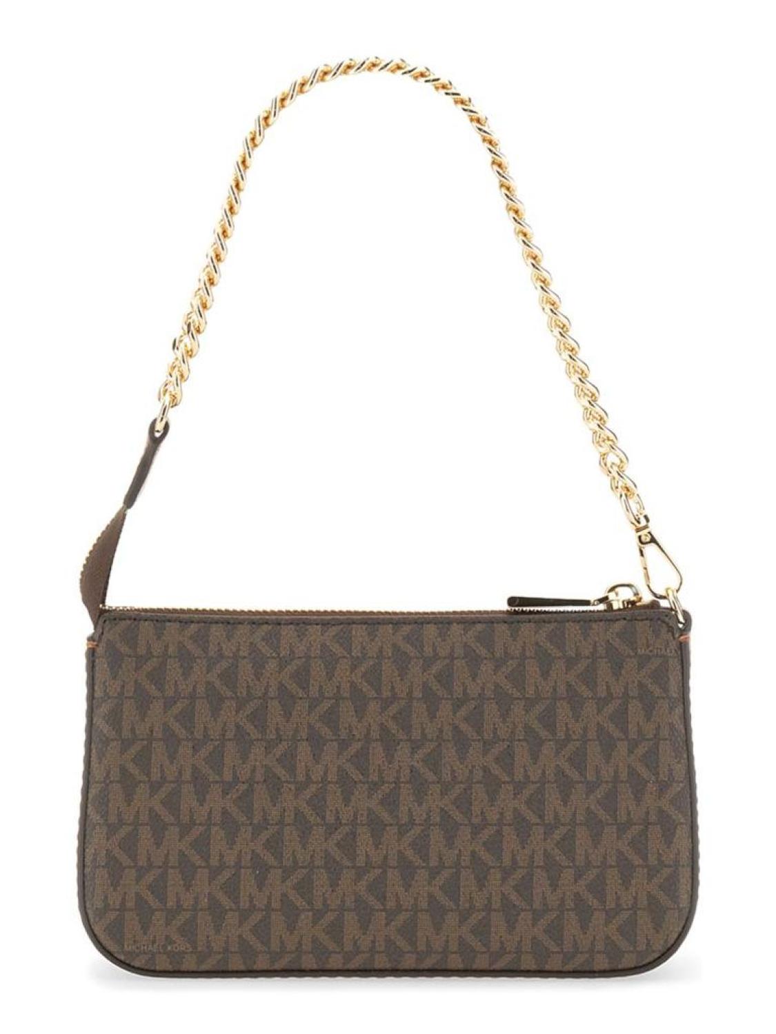 Michael Michael Kors Jet Set Logo Plaque Shoulder Bag