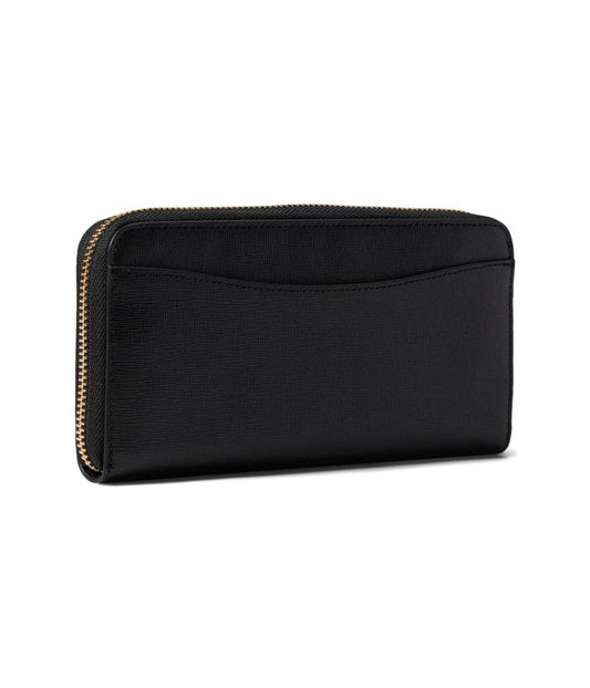 Morgan Saffiano Leather Zip Around Continental Wallet