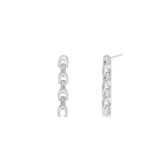 Women's Signature Pave Stud Earrings