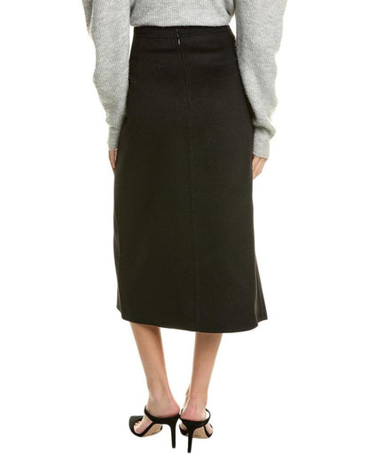 Michael Kors Collection Scissor Wool, Angora, & Cashmere-Blend Skirt