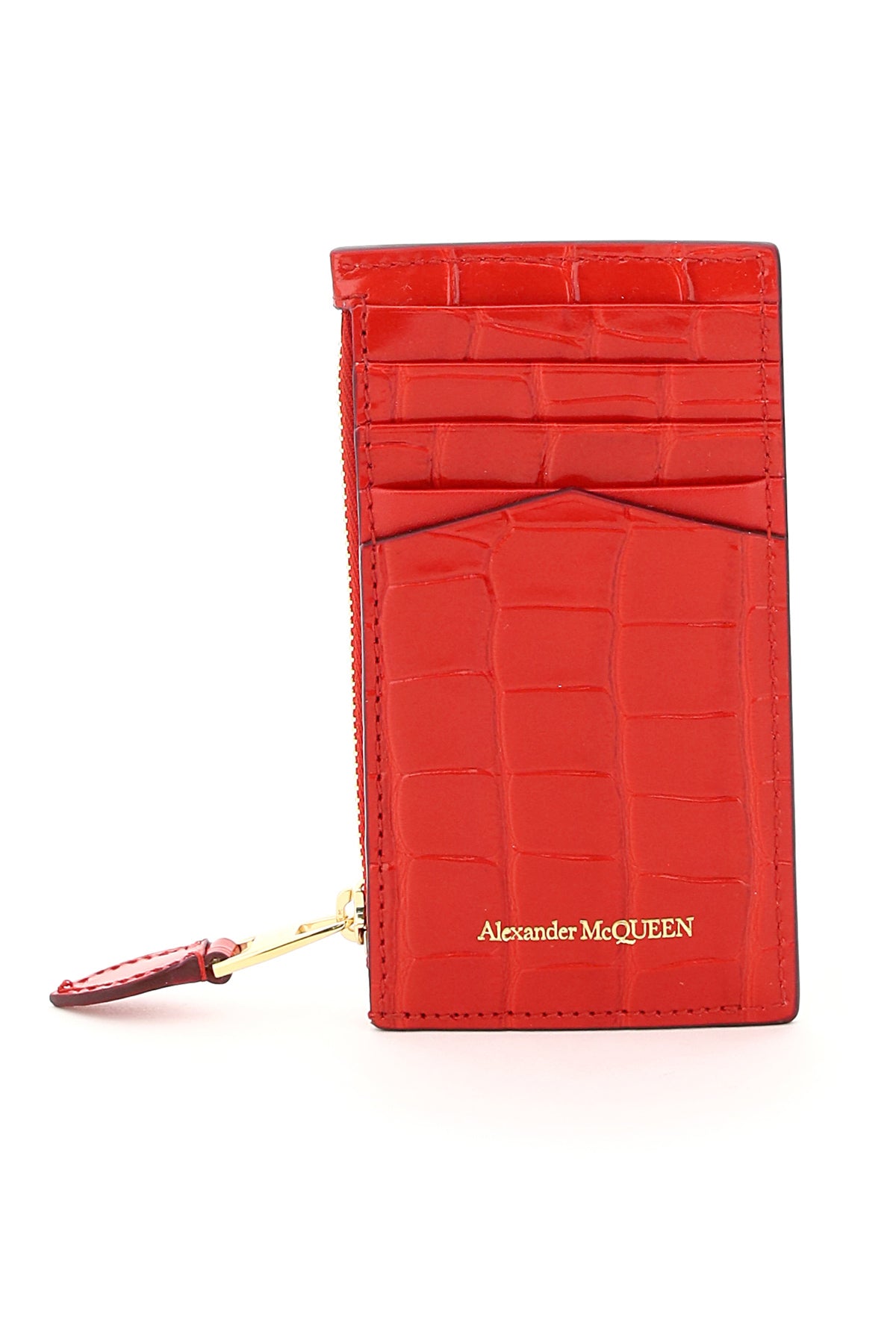 Alexander mcqueen skull card holder pouch