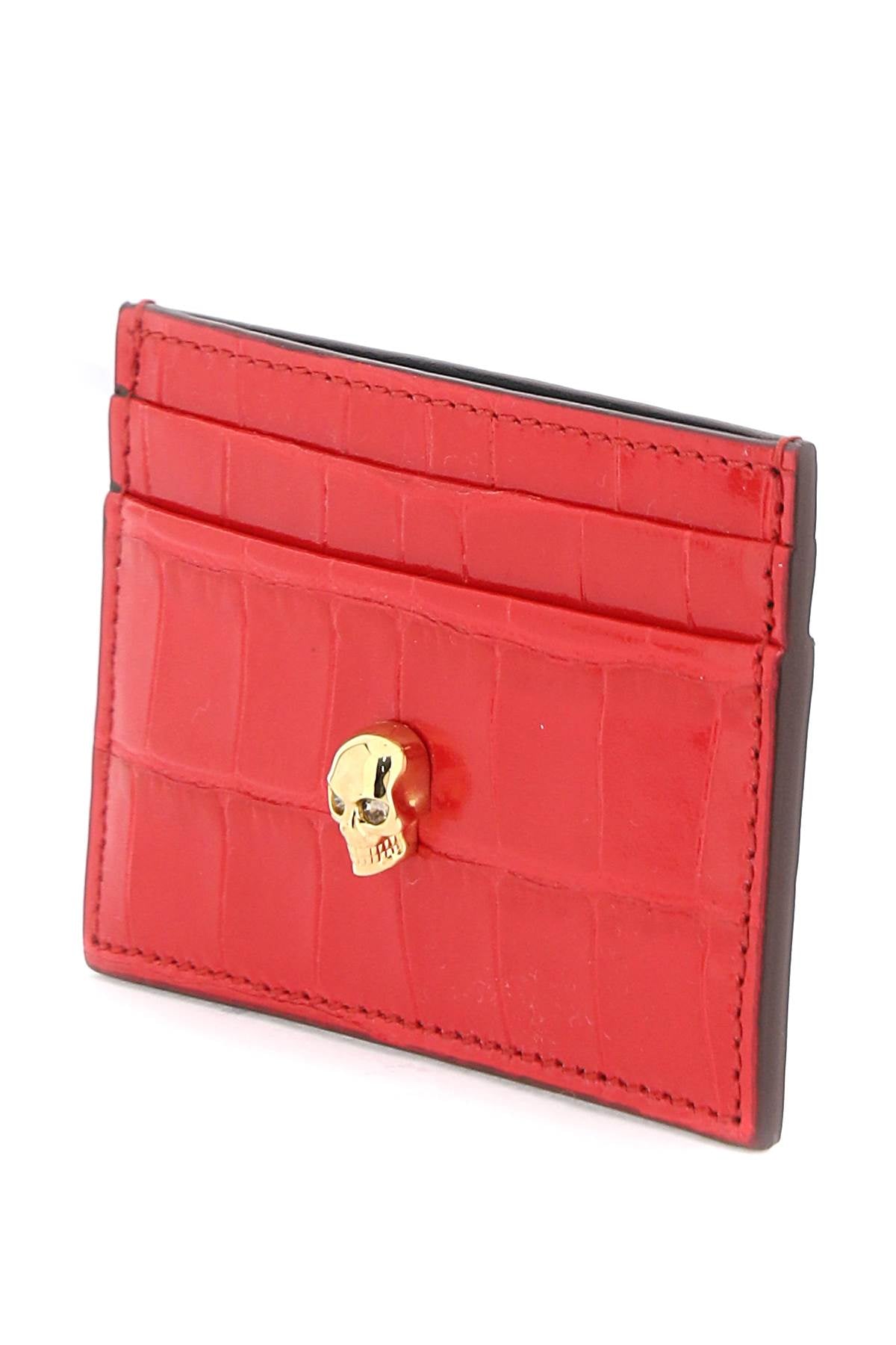 Alexander mcqueen skull card holder