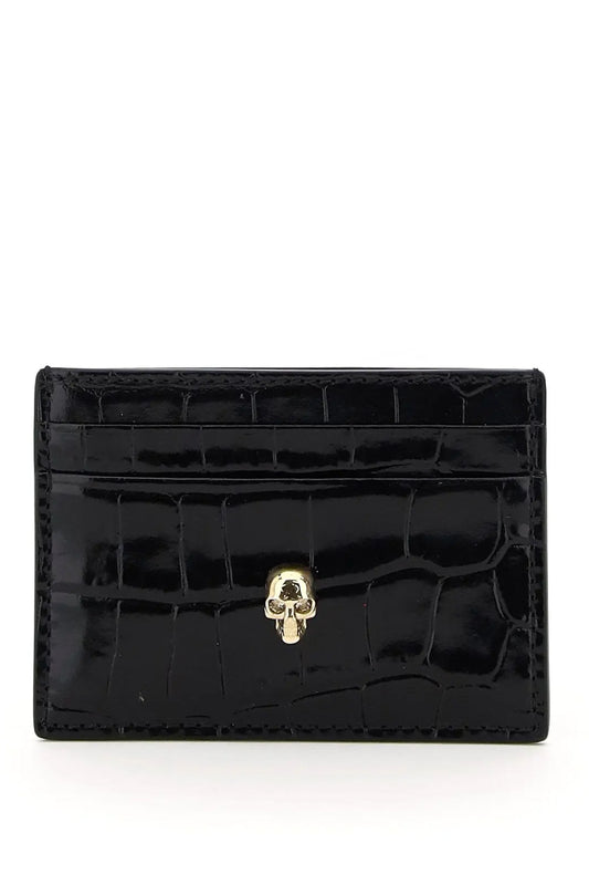 Alexander mcqueen skull card holder