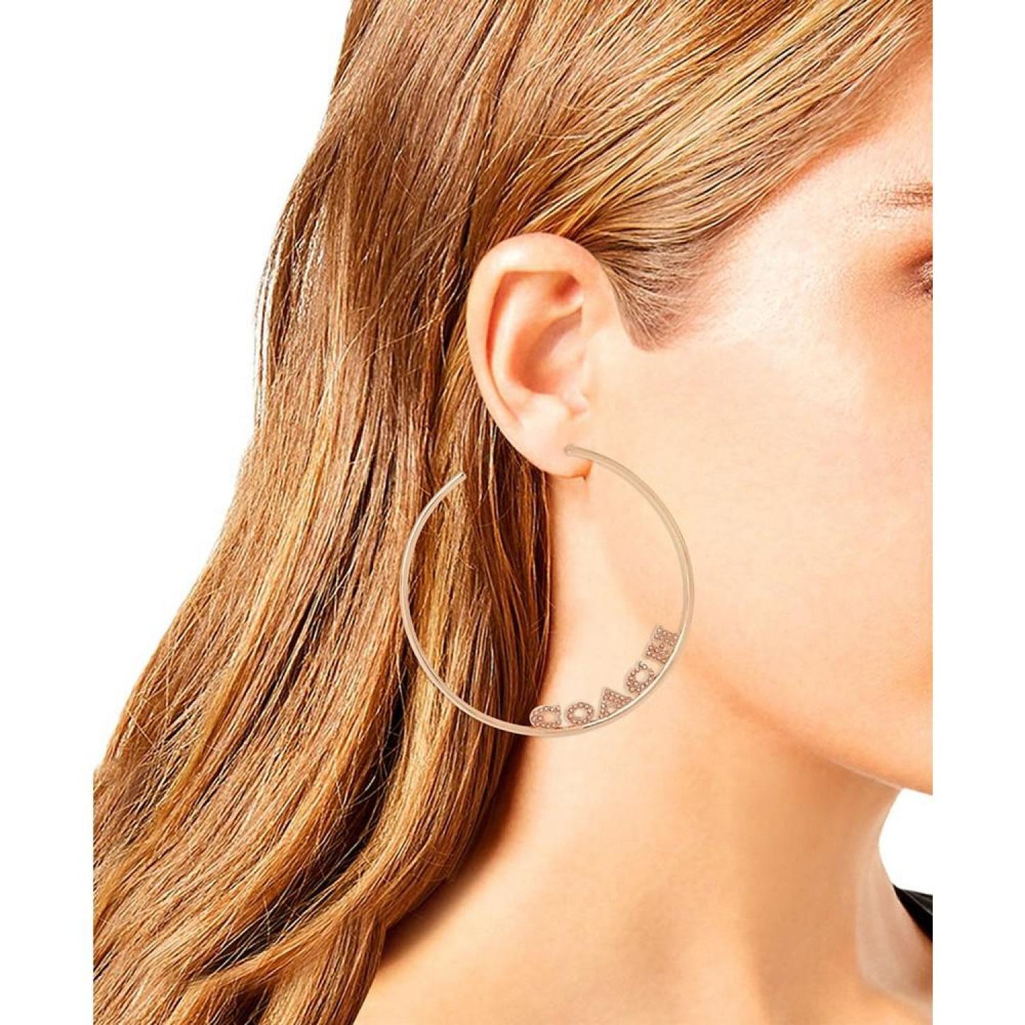 Women's Signature Logo Hoop Earrings