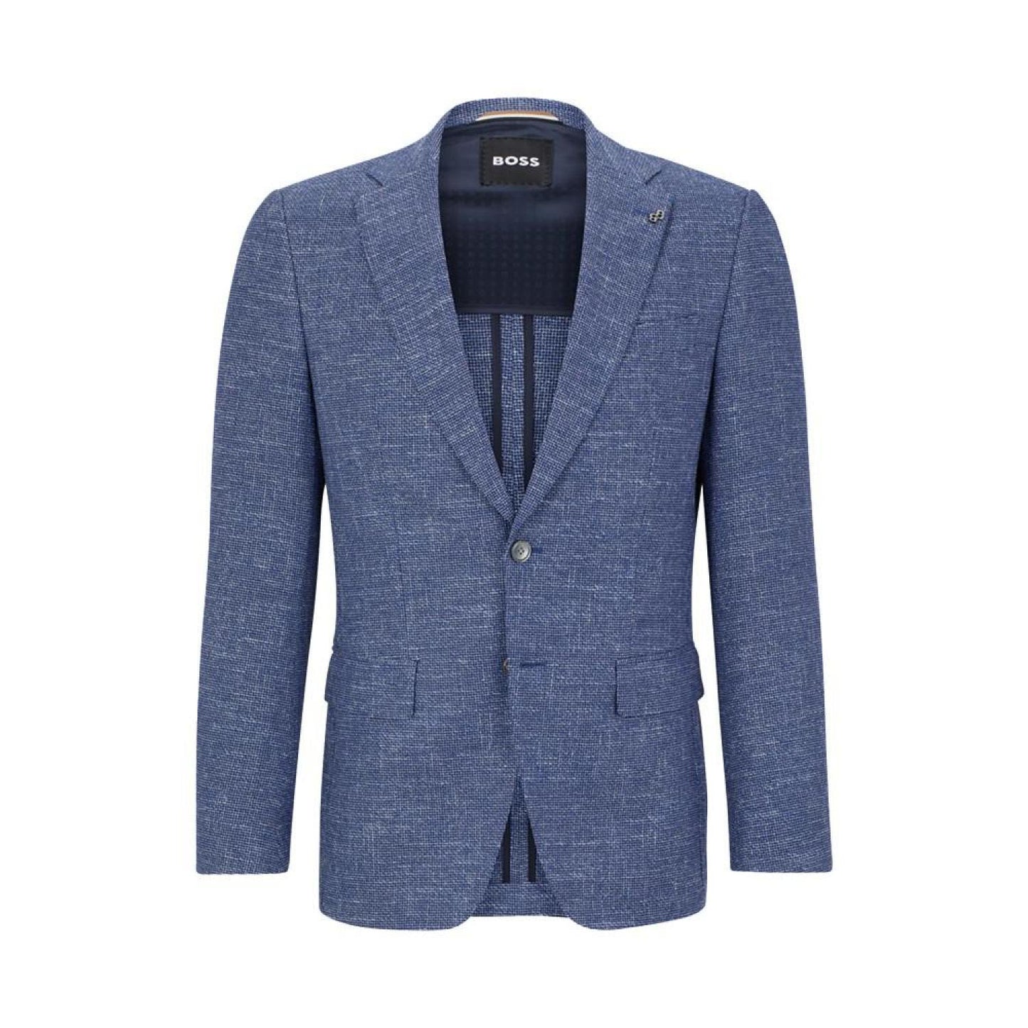 Men's Micro-Patterned Slim-Fit Jacket