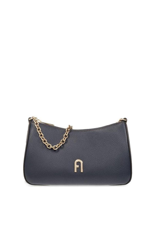 Furla Primula Logo Plaque Chain-Linked Shoulder Bag