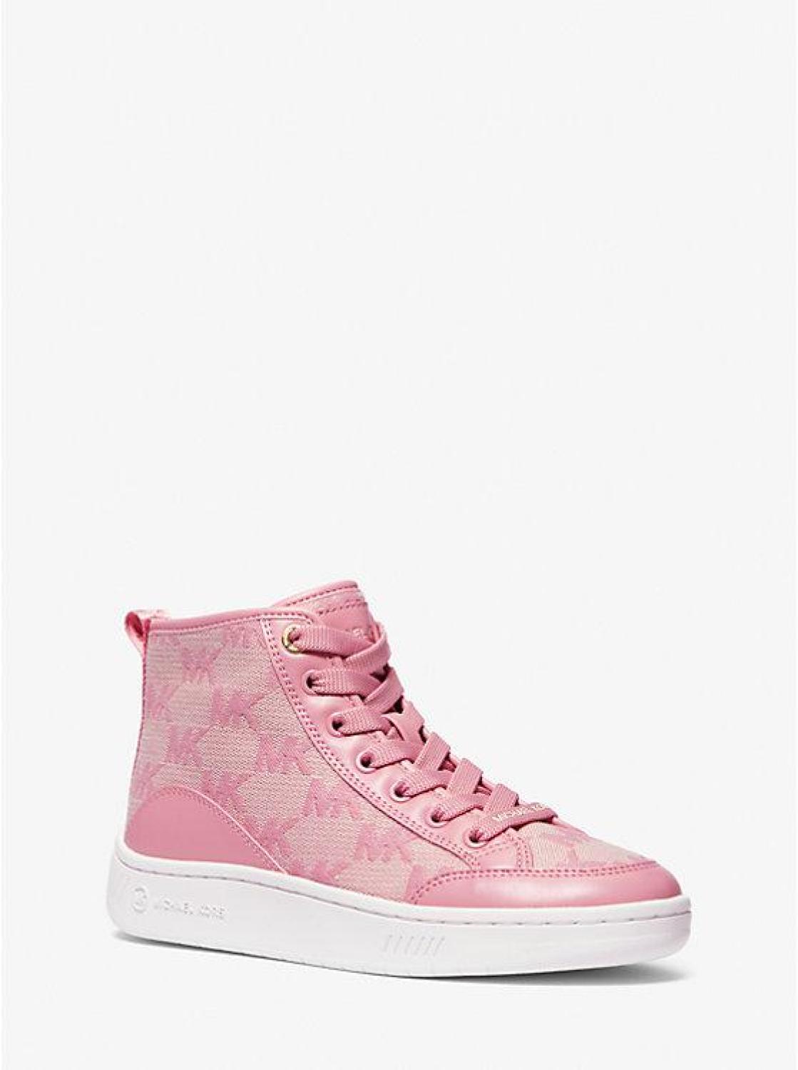 Shea Logo Jacquard High-Top Sneaker