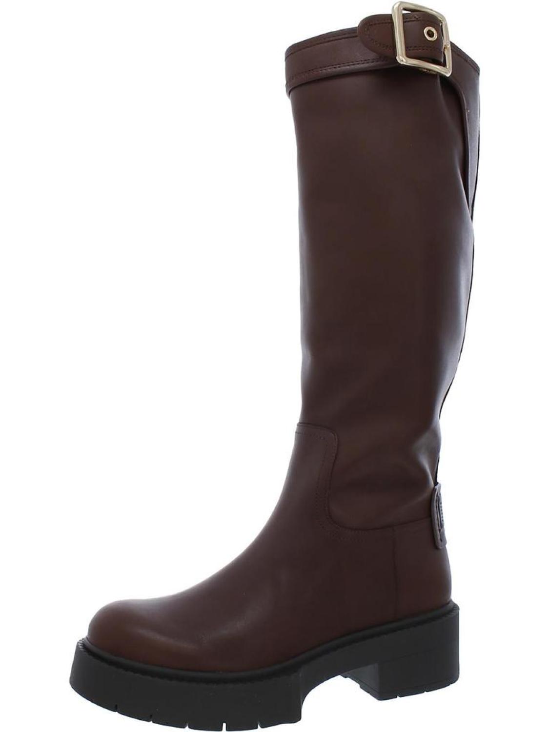 Lilli Womens Leather Tall Knee-High Boots