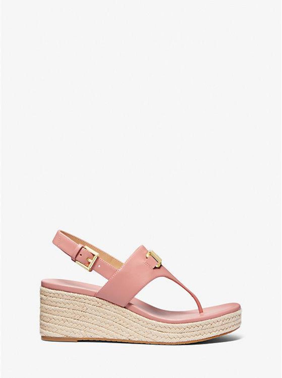 Camila Faux Leather Wedge Sandal