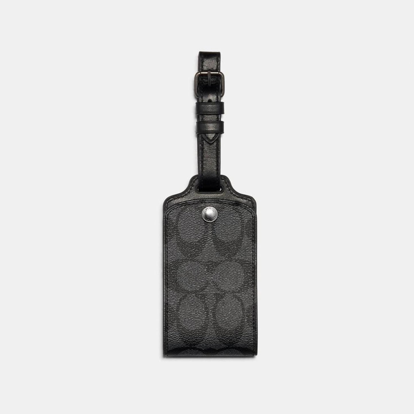 Coach Outlet Luggage Tag In Signature Canvas