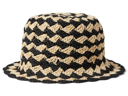 Seaside Stripe Crochet Bucket Hat