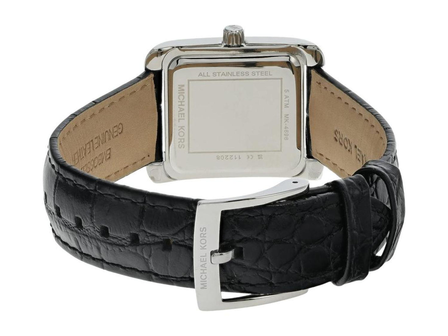 MK4696 - Emery Three Hand Leather Watch