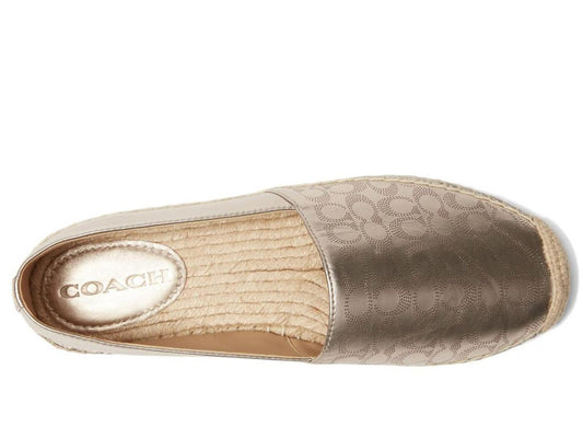 Carley Metallic Leather Espadrille