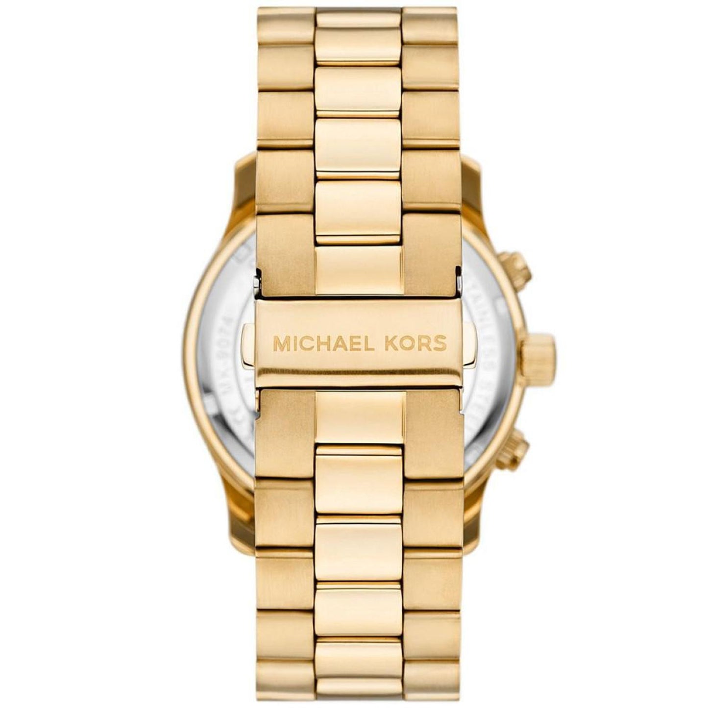 Unisex Runway Chronograph Gold-Tone Stainless Steel Bracelet Watch, 45mm