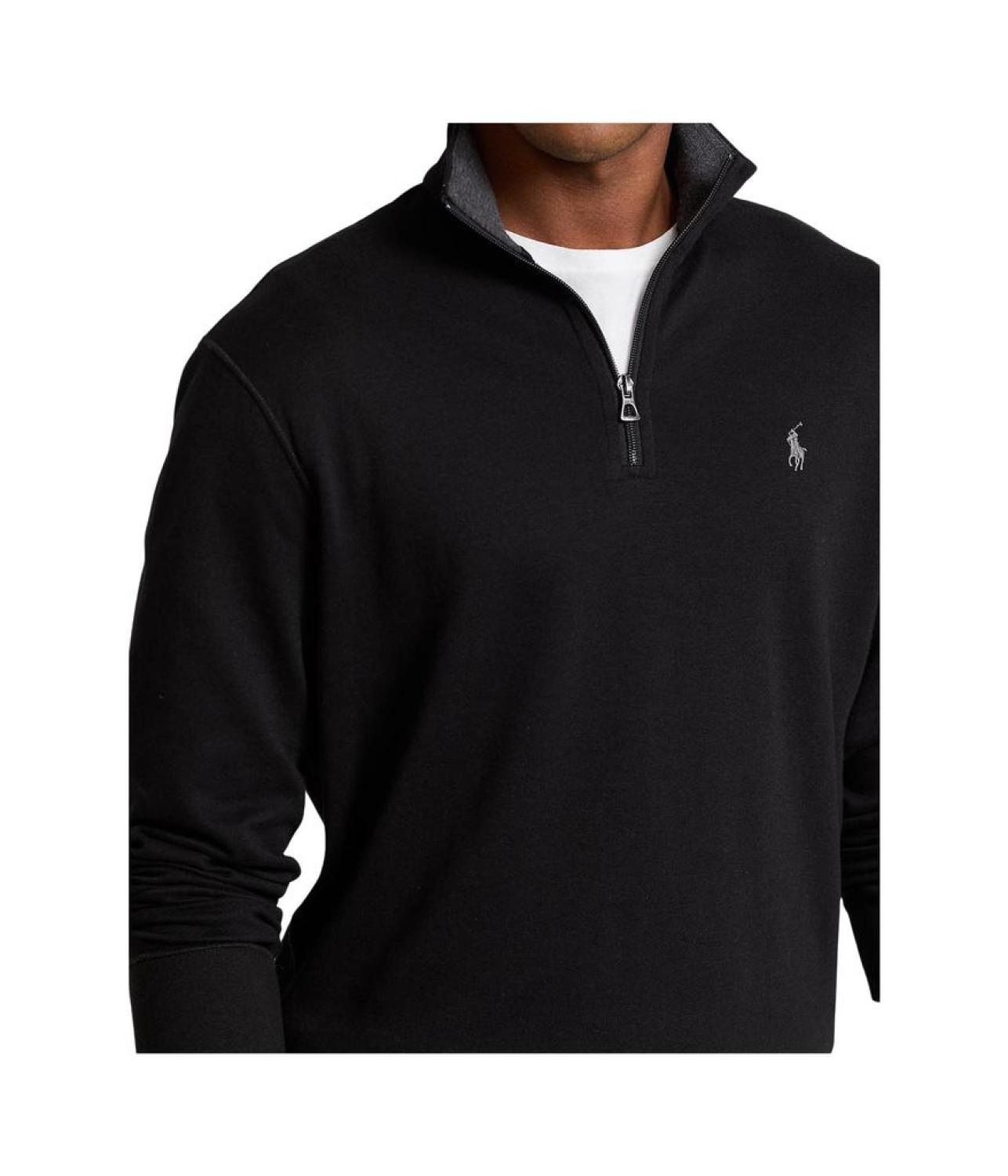 Luxury Jersey Quarter-Zip Pullover