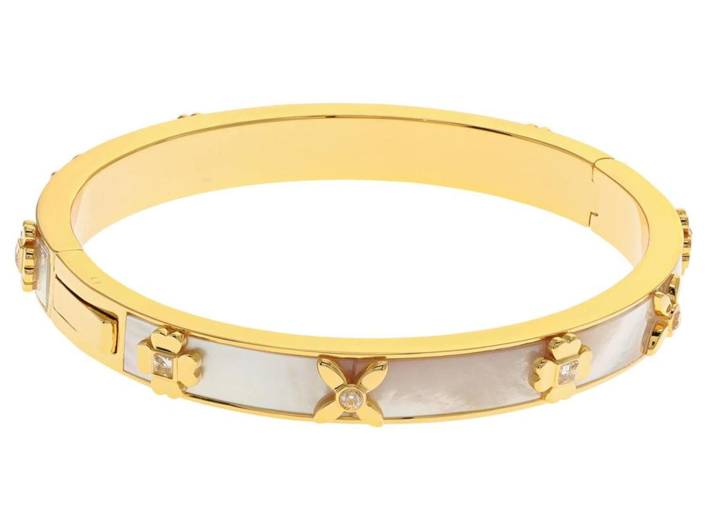 Heritage Bloom Hinged Bangle