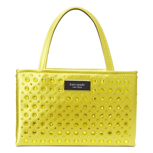 Sam Icon Crystal Embellished Fabric Mini Tote