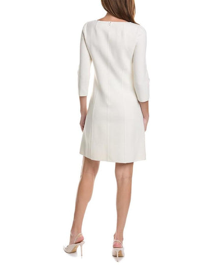 Michael Kors Collection H-Line Wool-Blend Shift Dress