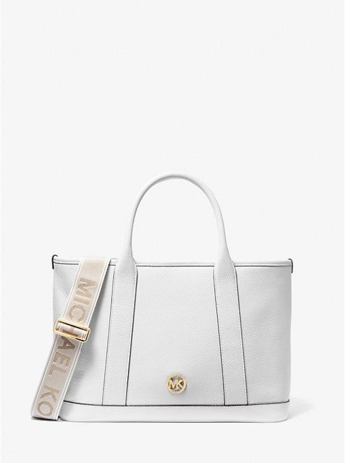 Luisa Medium Pebbled Leather Tote Bag