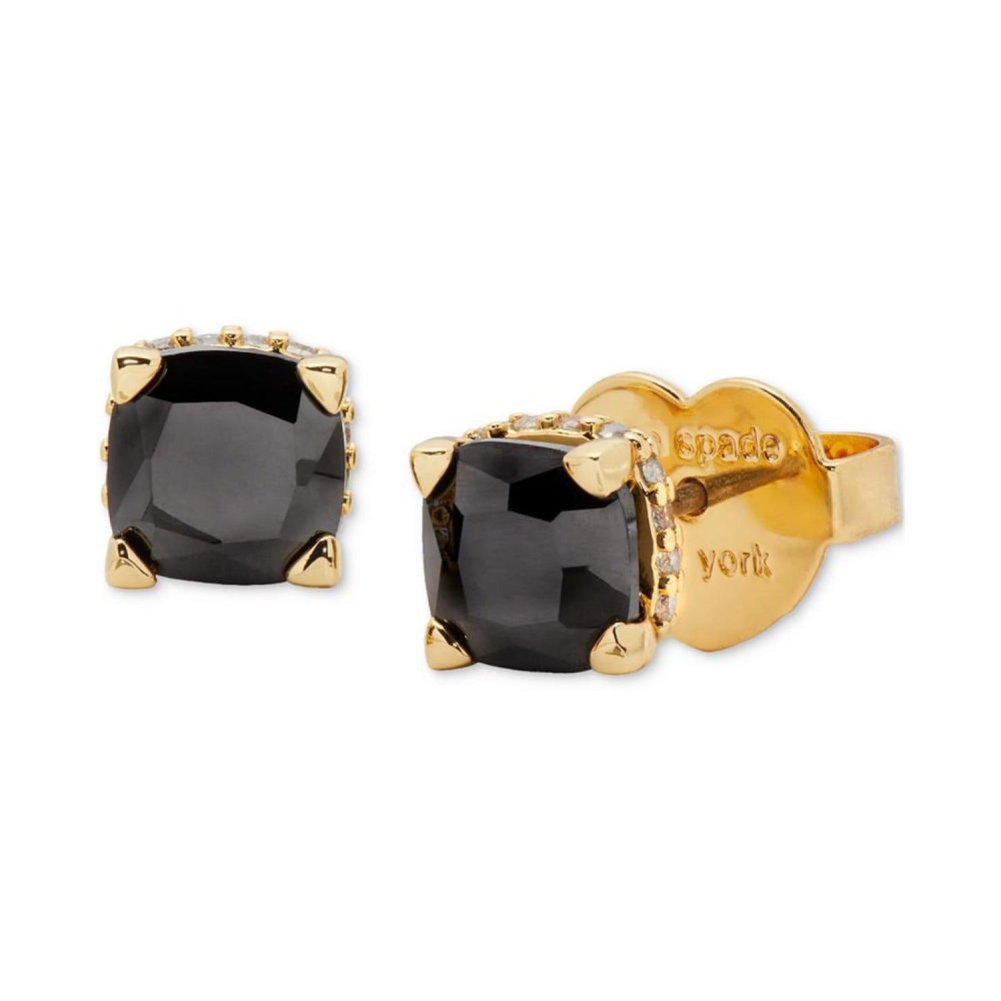 Little Luxuries Pavé & Crystal Square Stud Earrings