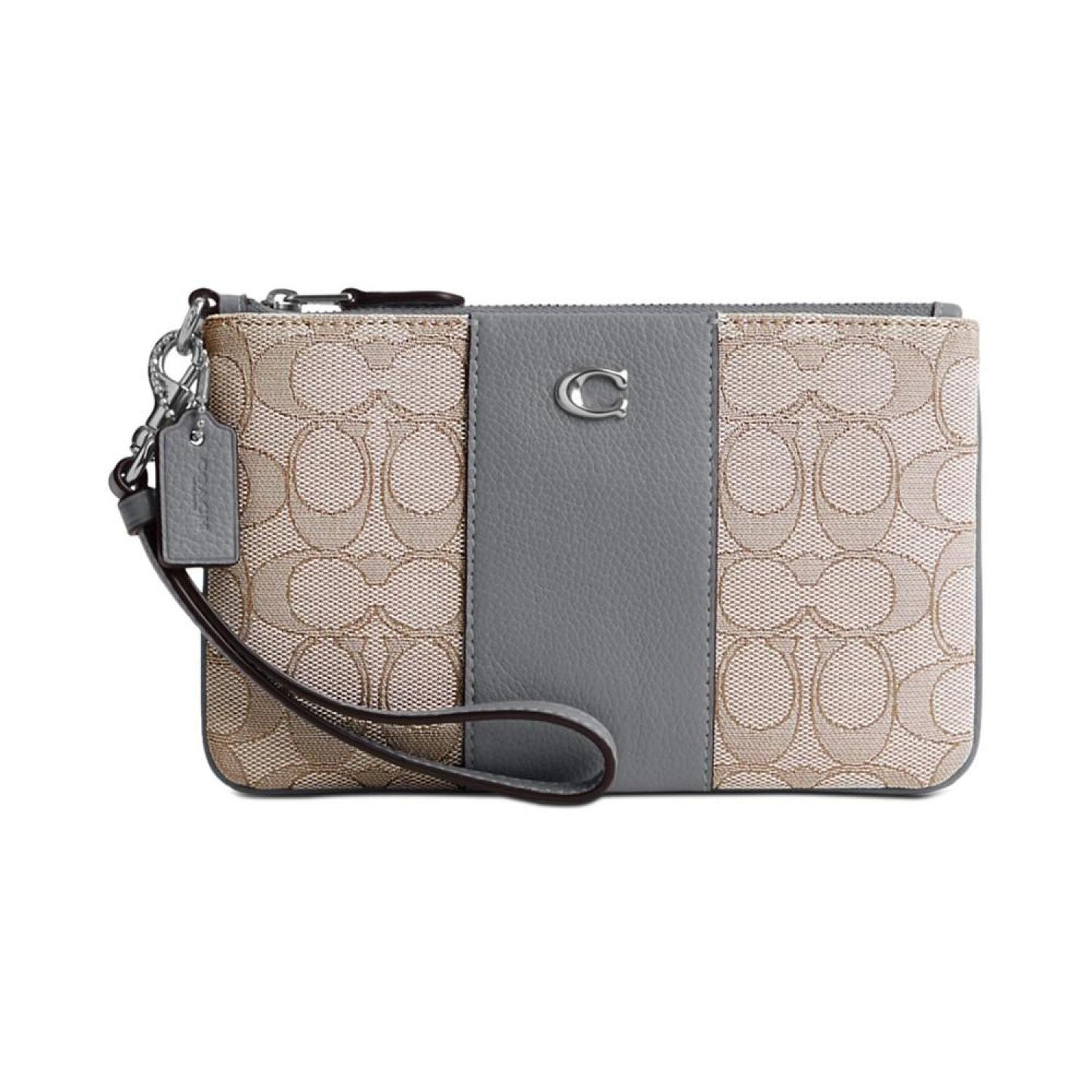 Box Program Signature Jacquard Small Wristlet