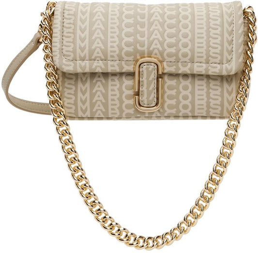 Khaki Mini 'The Monogram J Marc' Shoulder Bag