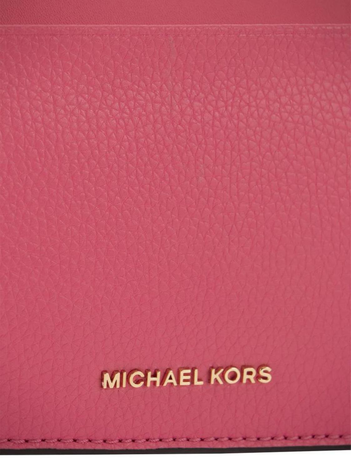 Michael Kors Logo-Lettering Zipped Crossbody Bag