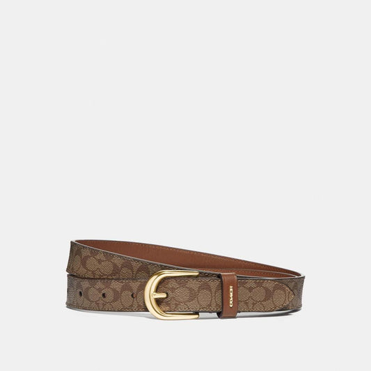 Coach Outlet Classic Belt In Signature Canvas