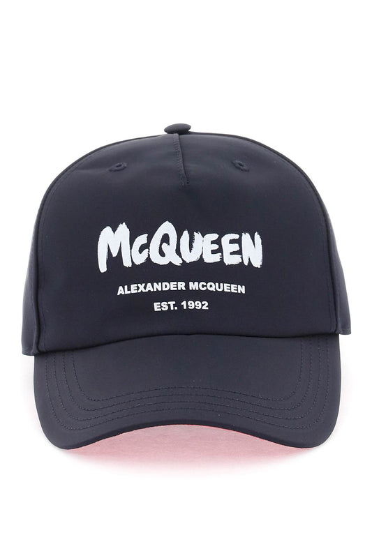 Alexander mcqueen graffiti baseball cap