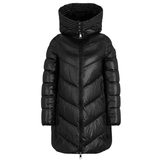 Regular-fit puffer jacket in water-repellent gloss fabric