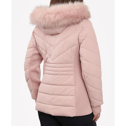 Women's Plus Size Faux-Fur-Trim Hooded Puffer Coat