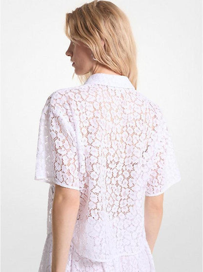 Leopard Corded Lace Shirt