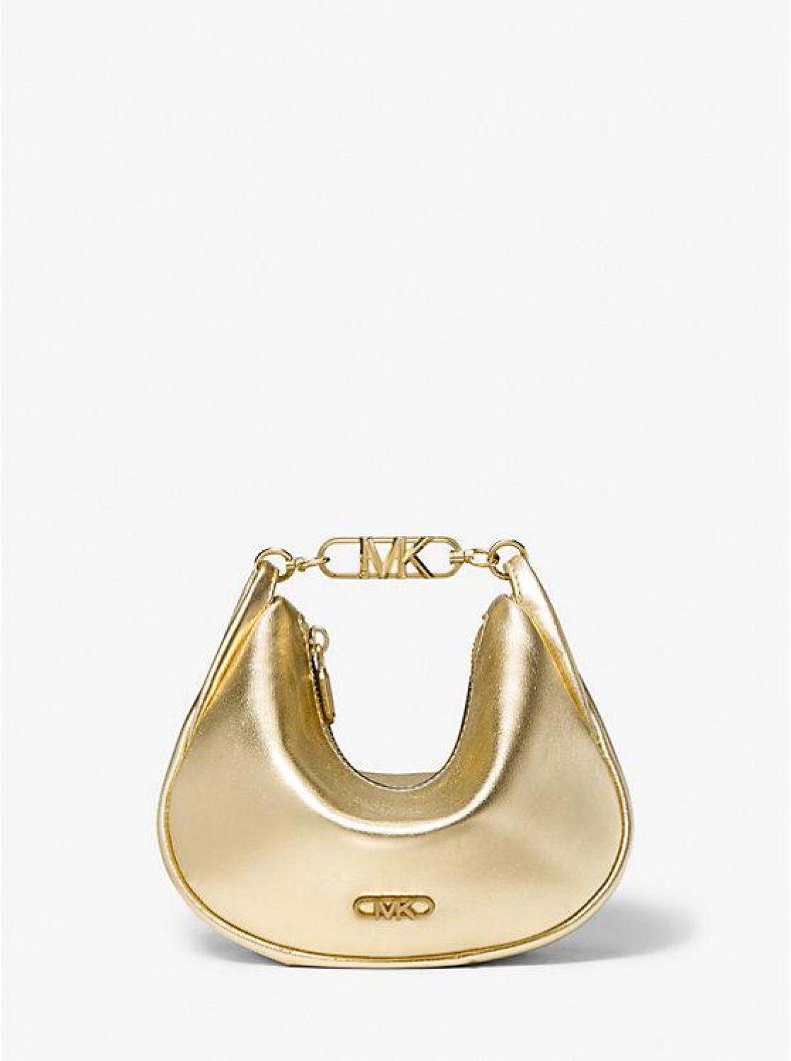 Kendall Small Metallic Leather Shoulder Bag