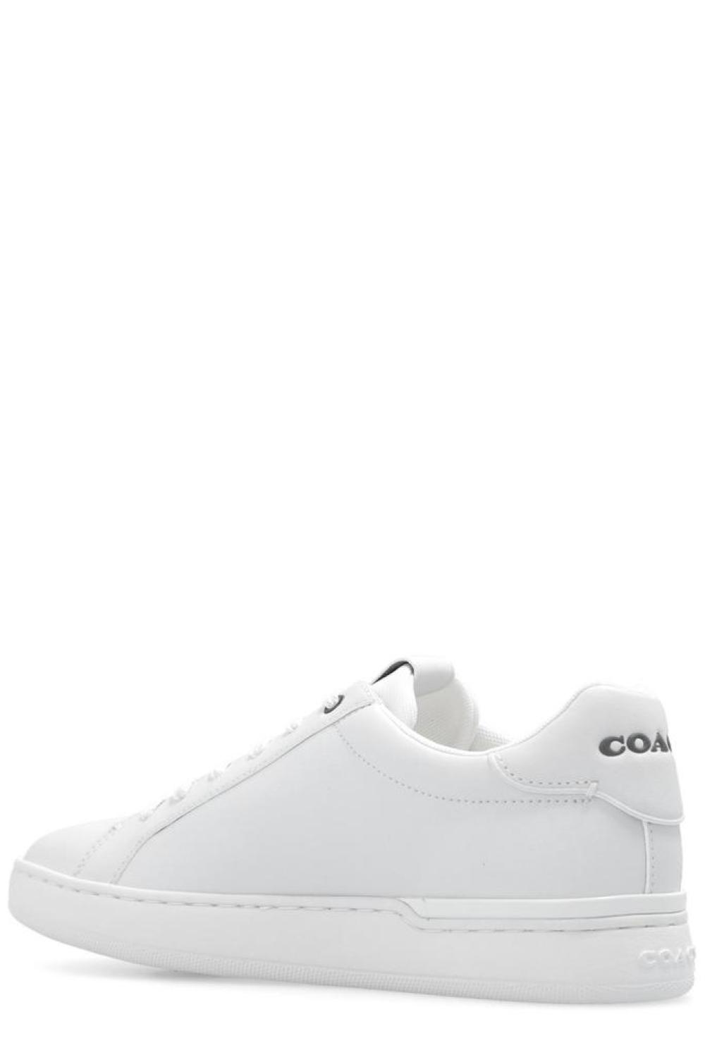 Coach Logo Embossed Low-Top Sneakers