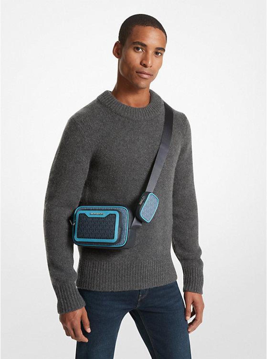 Cooper Color-Block Signature Logo Camera Bag