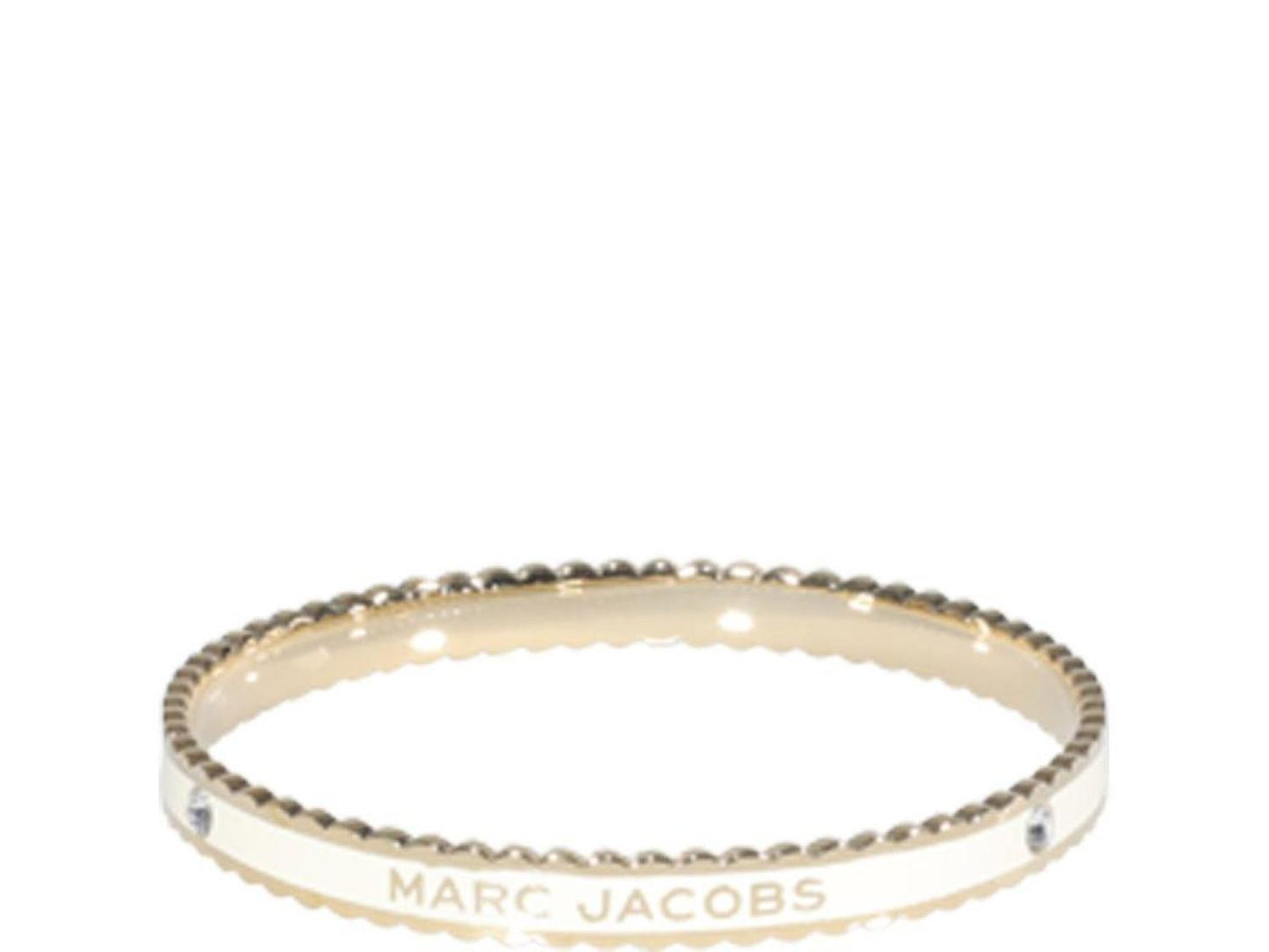 Marc Jacobs The Medallion Scalloped Logo Detailed Bracelet