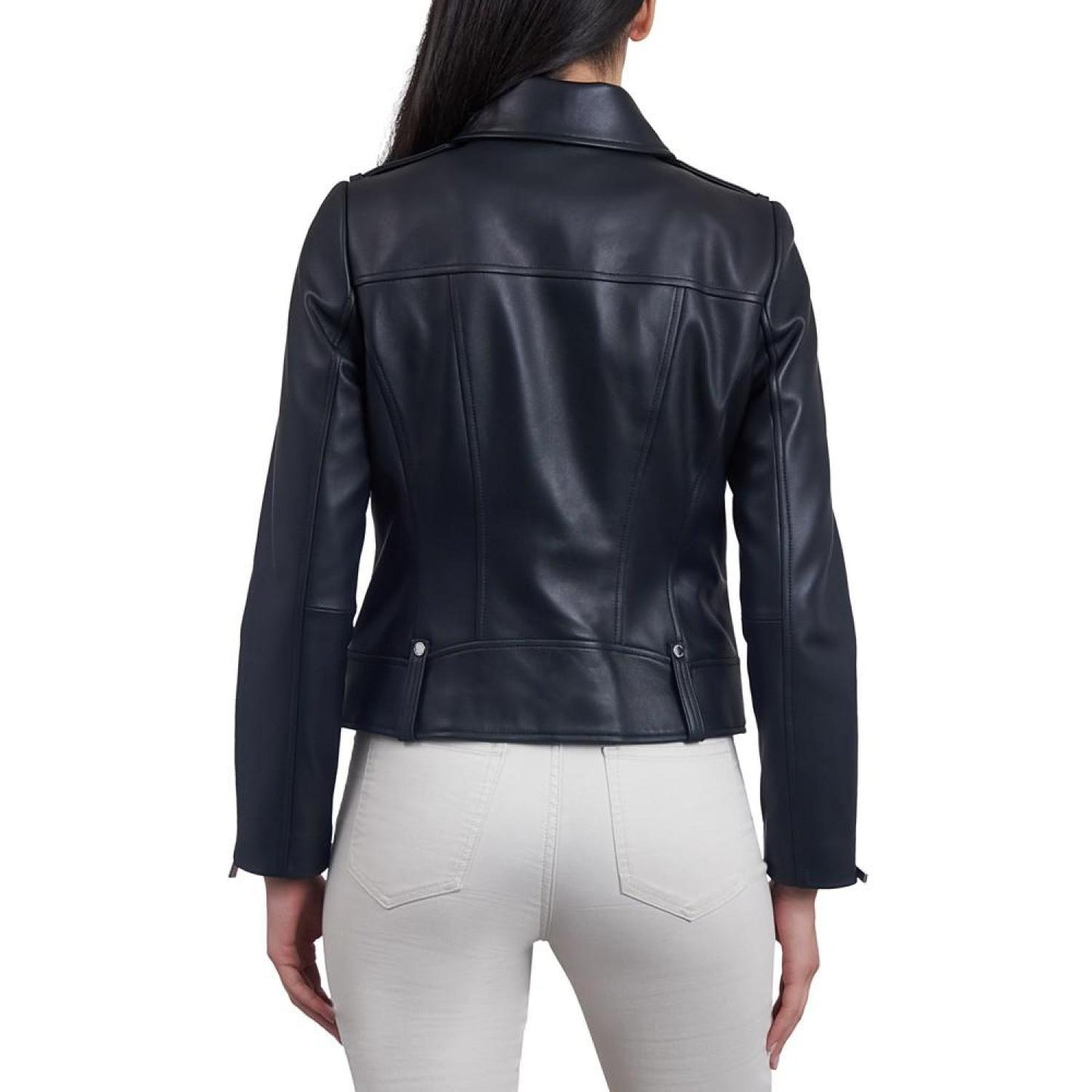 Women's Leather Moto Jacket