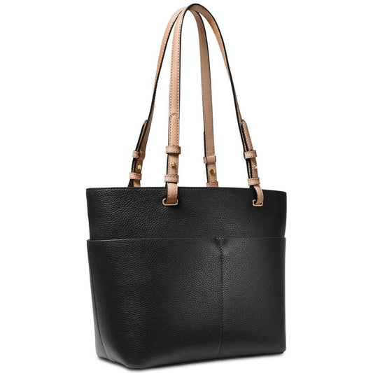 Michael Kors Bedford MK Signature Leather NS ocket Tote Shoulder BAG