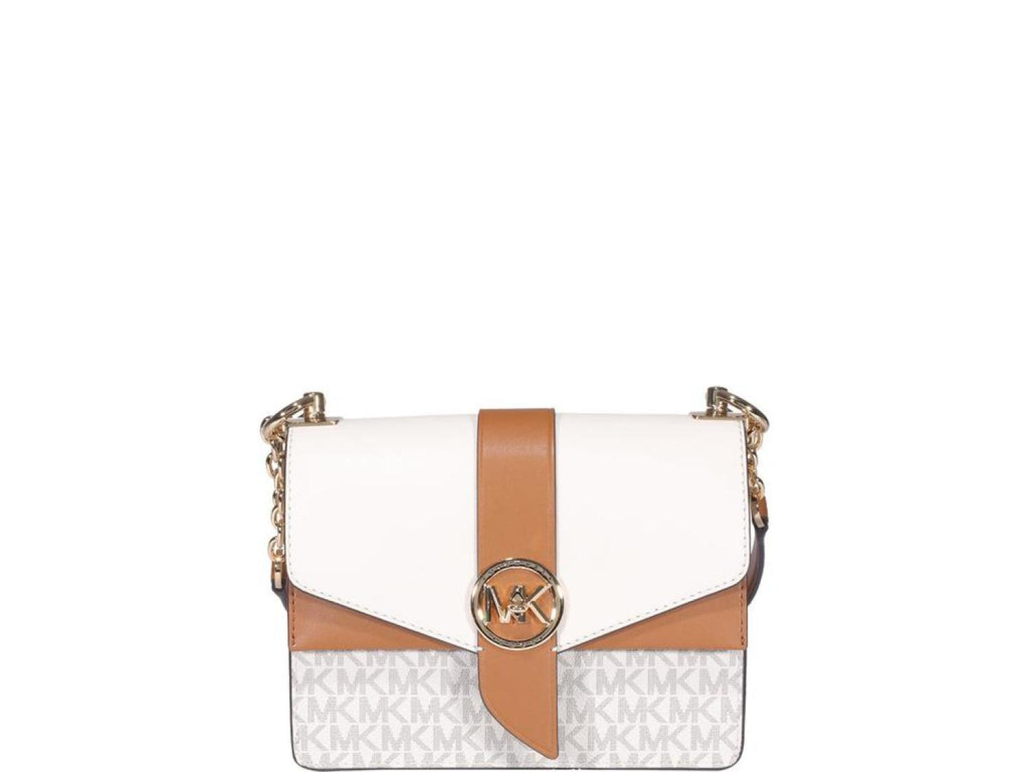 Michael Michael Kors Greenwich Logo Plaque Shoulder Bag