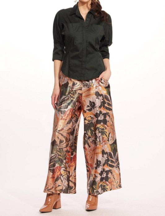 Hepburn Pant In Glitter Bloom