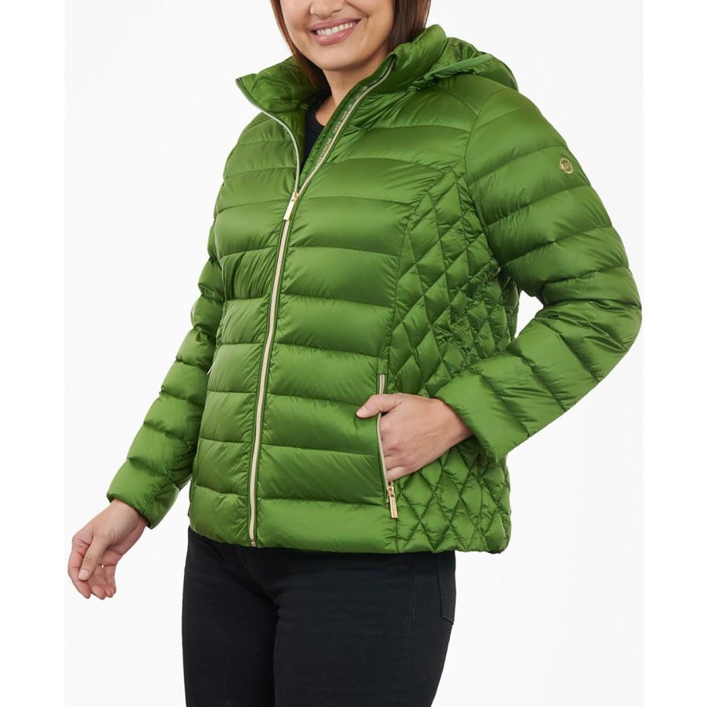 Women's Plus Size Hooded Packable Down Puffer Coat