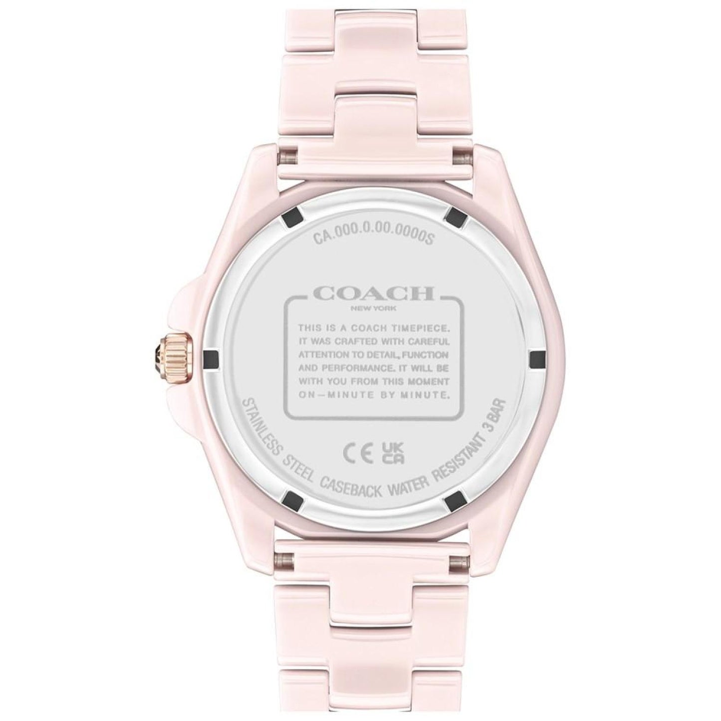 Women's Greyson Blush Ceramic Bracelet Watch, 36mm