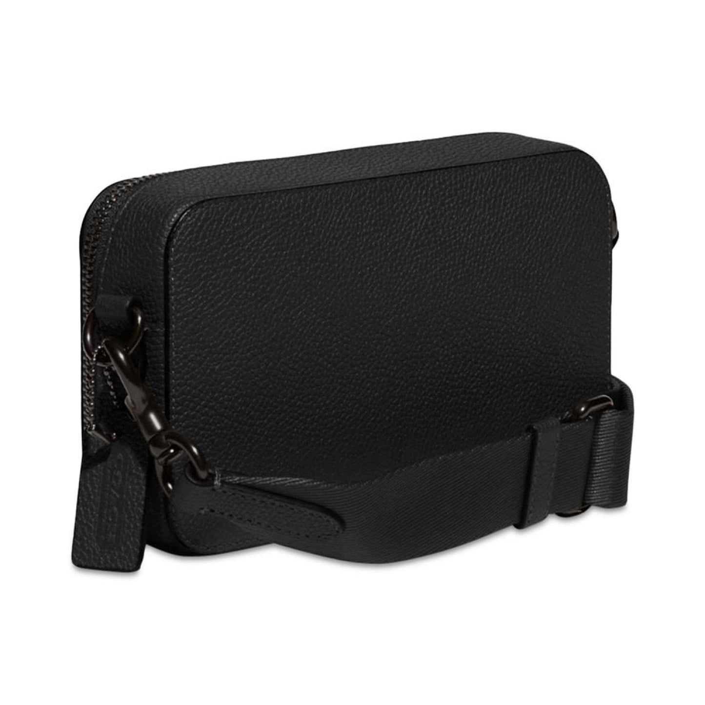 Leather Charter Slim Crossbody with Adjustable Web Strap