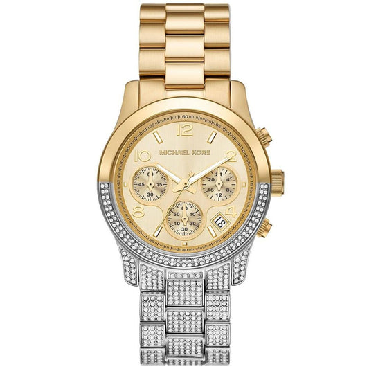 Women's Runway Chronograph Two-Tone Stainless Steel Bracelet Watch, 38mm